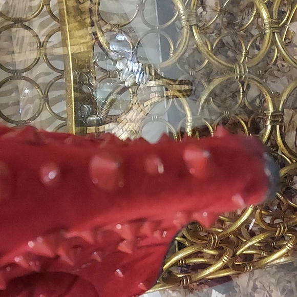 Red Size 9 Sheikh wedge bootie - Picture 4 of 4